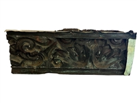 Large Copper Relief Architectural Panel From Building