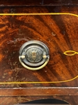 Weiman American Mahogany Curved Curio Cabinet