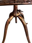 Victorian Brass and Oak Dictionary Stand
