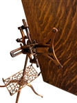 Victorian Brass and Oak Dictionary Stand