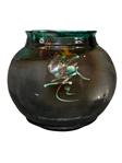 Large Tony Evans Raku Pottery Vase