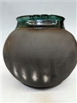 Large Tony Evans Raku Pottery Vase