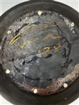 Large Tony Evans Raku Pottery Vase