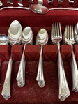 Silver Plate Flatware Set Holmes and Edwards 1950 Spring Garden