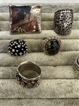 (11) Sterling Silver Rings 