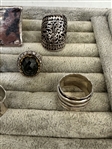 (11) Sterling Silver Rings 