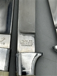 Set of (5) Solinger Germany Silver Overlay Steak Knives