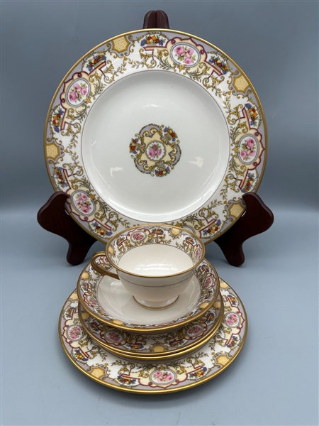 Belleek China "Morgan" Place Setting (6) Pieces