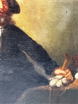 Oil on Board Unsigned The Miser After Hendrik Gerritsz Pot L'avaro