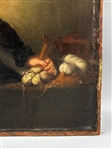 Oil on Board Unsigned The Miser After Hendrik Gerritsz Pot L'avaro