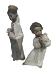 Lladro Porcelain Nativity Figurine Set (10) Pieces