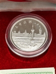 1998 Asian Shanghai International Flower Festival .999 Silver 1 Ounce Round