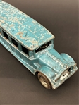 Arcade Cast Iron Blue Fageol Safety Coach Bus