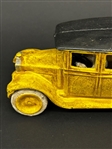 Cast Iron Swedish Skoglund Olsen Yellow Bus 