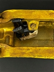 Cast Iron Swedish Skoglund Olsen Yellow Bus 