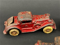 (6) A.C. Williams Cast Iron Sedans
