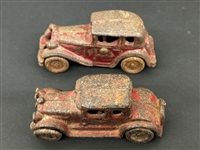 (6) A.C. Williams Cast Iron Sedans