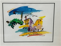 (3) Bossetti Barcelona Art Pieces Framed