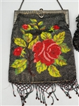 (2) Hand Beaded Ladies Purse