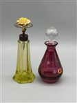 (2) Perfume Bottles: Irice, Louh
