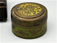 (3) Cloisonne Small Boxes