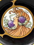 1912 Art Nouveau Canton Charger Plate 