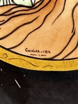 1912 Art Nouveau Canton Charger Plate 