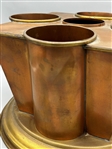 Art Deco Style Copper and Brass Wine Cooler