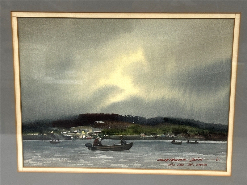 Watercolor Painting Lowen-Ellsworth Smith 1965