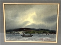 Watercolor Painting Lowen-Ellsworth Smith 1965