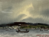 Watercolor Painting Lowen-Ellsworth Smith 1965