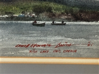 Watercolor Painting Lowen-Ellsworth Smith 1965