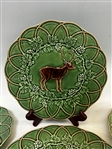 (4) Bordallo Animal Pinheiro Woods Snack Plates