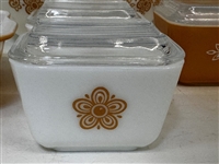 Pyrex Butterfly Nesting Bowls and Refrigerator Dishes