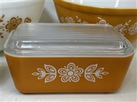Pyrex Butterfly Nesting Bowls and Refrigerator Dishes