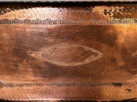 2 Handled Copper Serving Tray