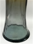 Artisan Blown Glass Vase Blue and Amber