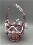 (3) Fenton Glass Hand Painted Baskets