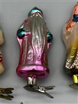 (6) Russian Glass Clip-On Ornaments