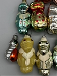 (16) Vintage Glass Animal Ornaments