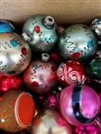 Over 100 Vintage Glass Round Christmas Ornaments