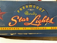 Group of Vintage Christmas Bulbs, Lights and Ornaments 