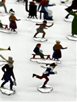 (29) Hans Heinrichsen Germany Lead Figurines Village Winter Scene