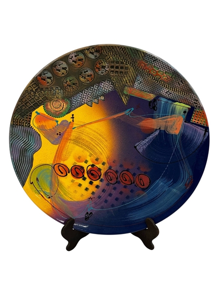 Michael Kifer Textured Clay Platter 20.5" 