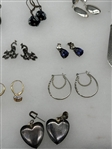 (31) Pairs Sterling Silver Earrings