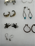 (31) Pairs Sterling Silver Earrings