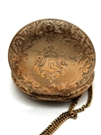 1895 Elgin 7 Jewels Gold Filled Pocket Watch With Watch Fob Chain