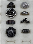 (19) Sterling Silver Rings
