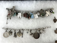 Sterling Silver Charm Bracelets and Charms