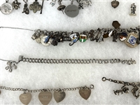Sterling Silver Charm Bracelets and Charms